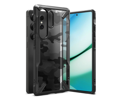 Etui / obudowa na smartfona Ringke Fusion X do Samsung Galaxy S25 Ultra Camo Black